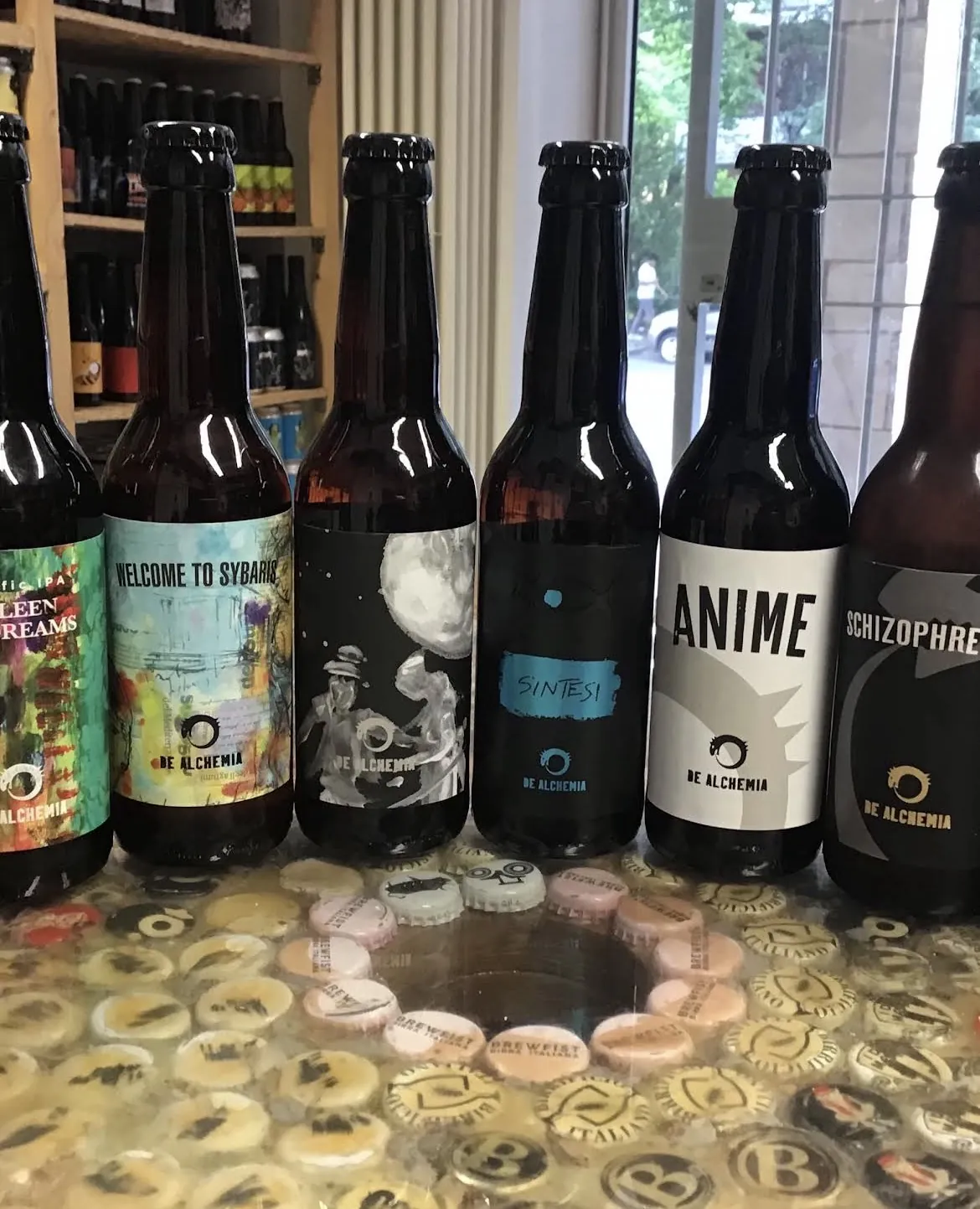 Birre artigianali in bottega