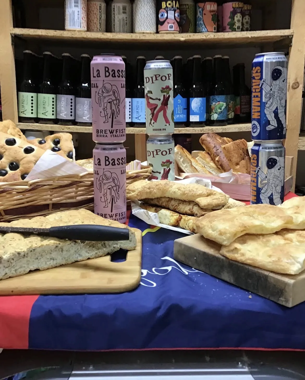 Degustazione semplice di pane e birra